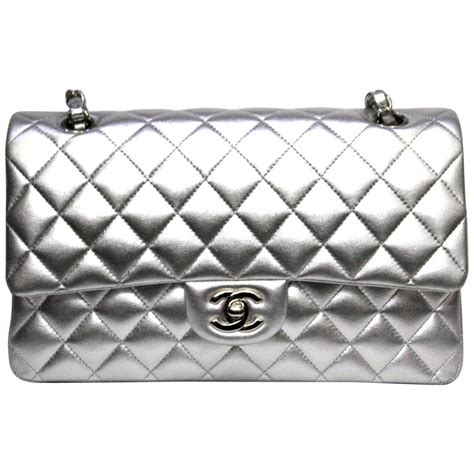 chanel silver bag 2023|chanel bags silver hardware.